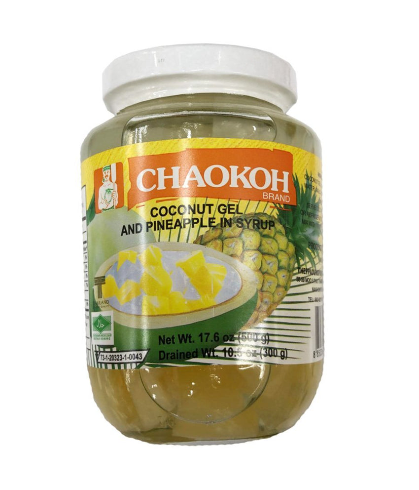 CHAOKOH Coconut Gel & Pineapple in Syrup 17.6oz - Daily Fresh Grocery