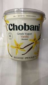 Chobani Greek Yogurt Vanilla Blended - 907gm - Daily Fresh Grocery