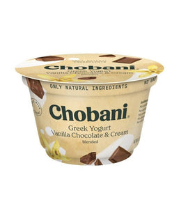 Chobani Greek Yogurt Vanilla Chocolate & Cream- 14 Gm - Daily Fresh Grocery