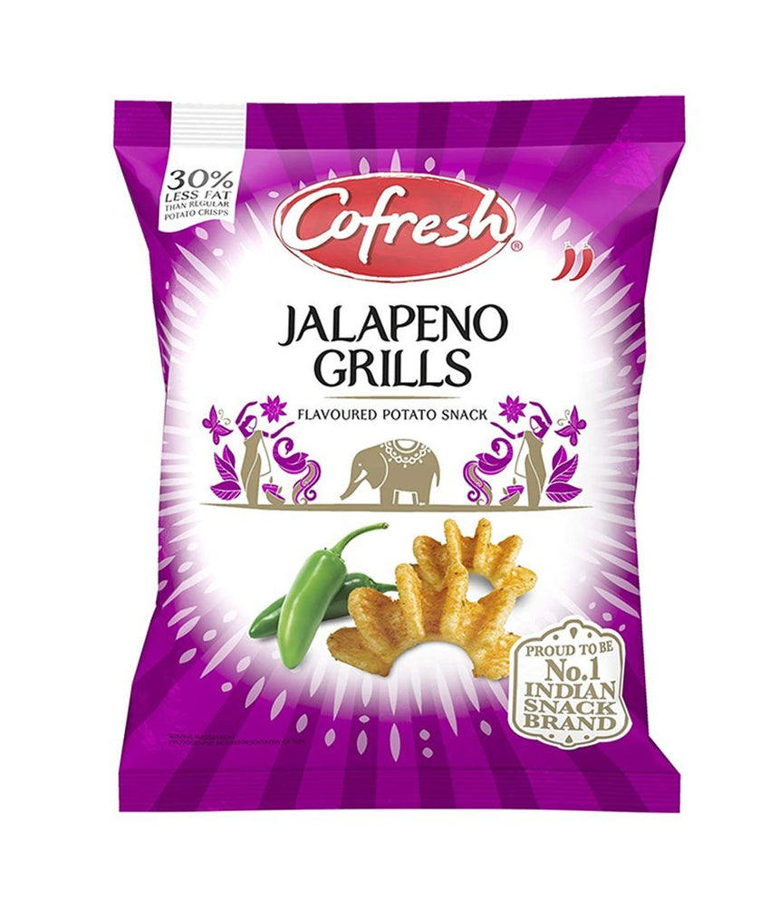 Cofresh Jalapeno Grills Flavoured Potato Sancks - 80 Gm - Daily Fresh Grocery