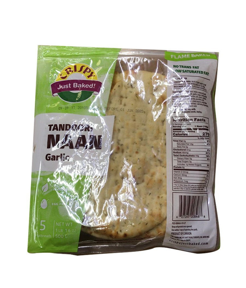 Crispy Tandoor Naan Garlic - 600 Gm - Daily Fresh Grocery