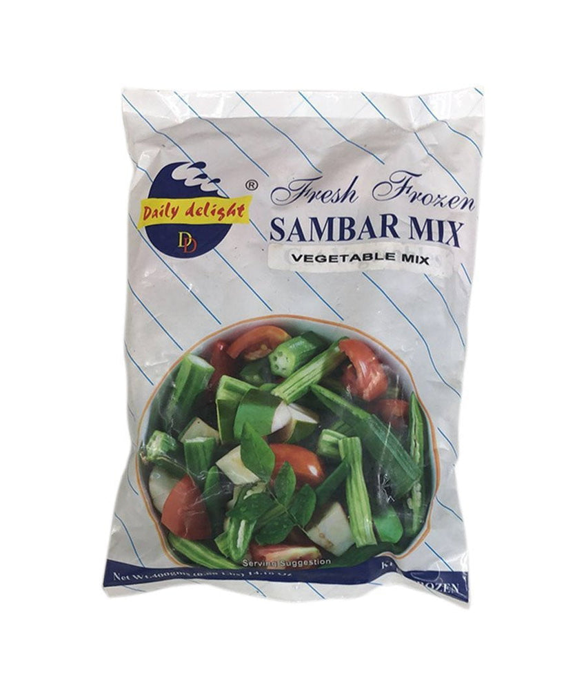 Daily Delight Fresh Frozen Sambar Vegtables Mix 400g - Daily Fresh Grocery