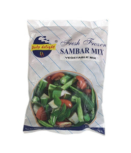 Daily Delight Fresh Frozen Sambar Vegtables Mix 400g - Daily Fresh Grocery