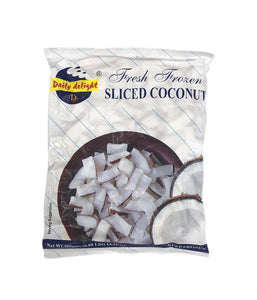 Daily Delight Fresh Frozen Sliced Coconut 400g - Daily Fresh Grocery