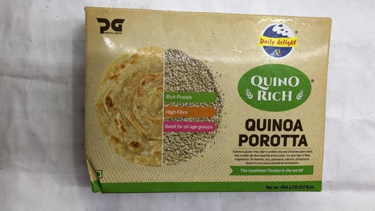 Daily Delight Quinoa Porotta - 454 Gm - Daily Fresh Grocery