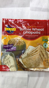 Daily Delight Whole Wheat Chapathi - 330gm - Daily Fresh Grocery