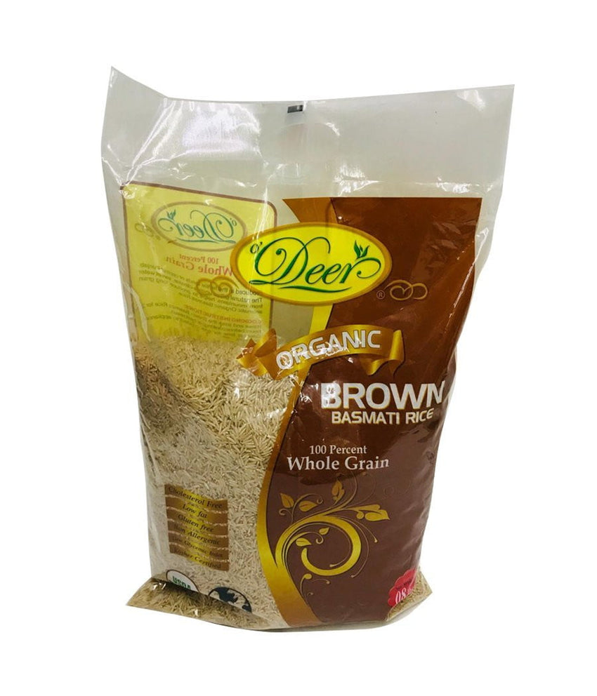 DEER – Organic Brown Basmati Rice- 8Lb - Daily Fresh Grocery