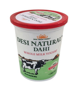 Desi Natural Dahi Whole Milk Yougurt 2lb - Daily Fresh Grocery