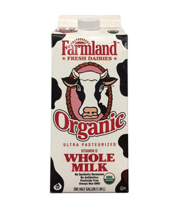 Farmland Organic Whole Milk - 1.89 Ltr - Daily Fresh Grocery