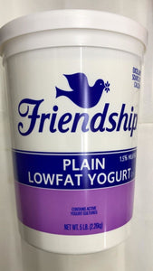 Friendship Plain Lowfat Yogurt - 2.26kg - Daily Fresh Grocery