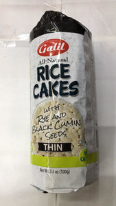 Galil Rice Cakes Rye Black Cumin Seeds - 100gm - Daily Fresh Grocery