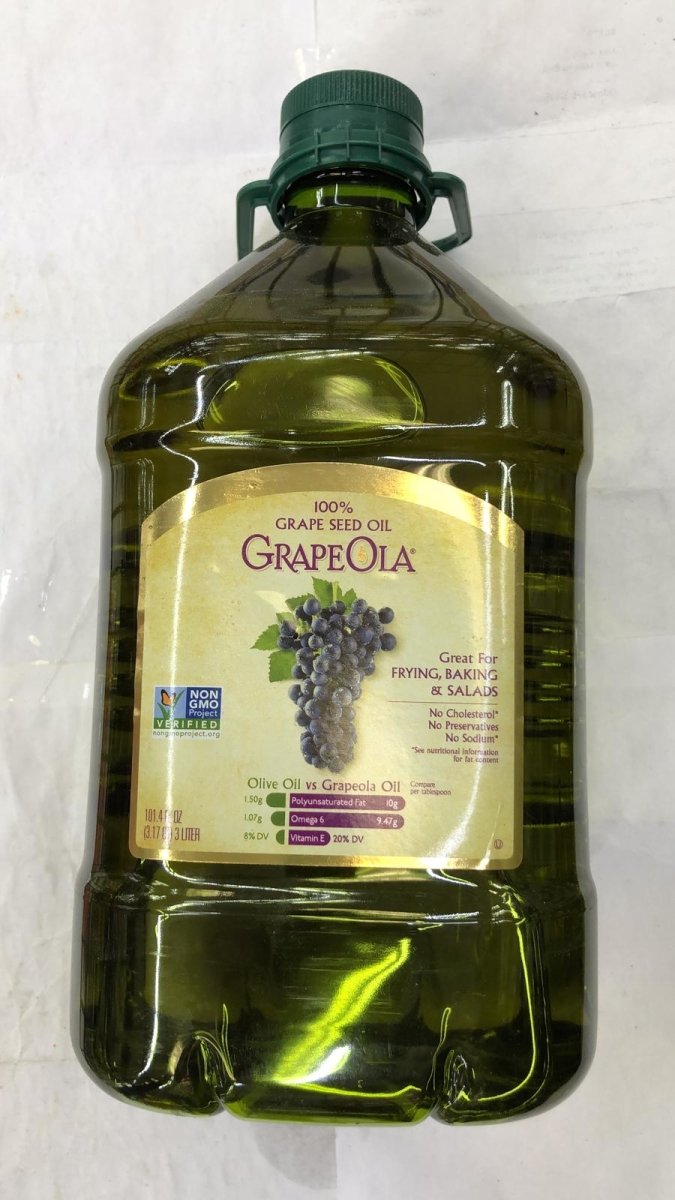 Grape Seed Oil Grape Ola - 3 Ltr - Daily Fresh Grocery