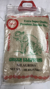 Green Elephant Milagrose Jasmine Rice - 10 Lbs - Daily Fresh Grocery