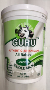 Guru Authentic Indian Dahi - 5 Lb - Daily Fresh Grocery