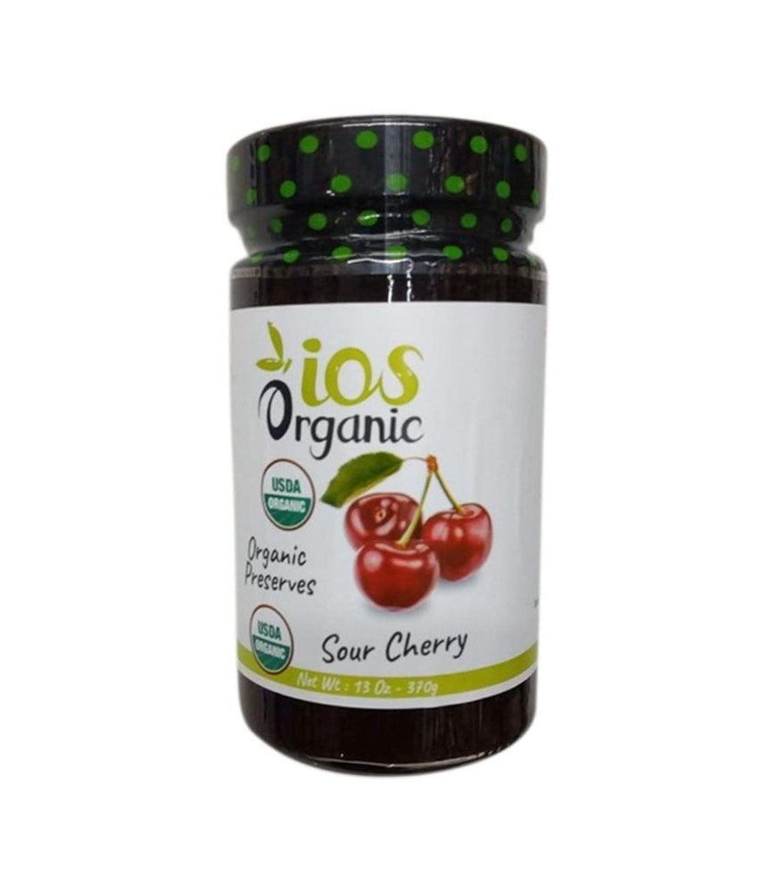 iOS Organic Sour Cherry Organic Preserves - 370 Gm - Daily Fresh Grocery