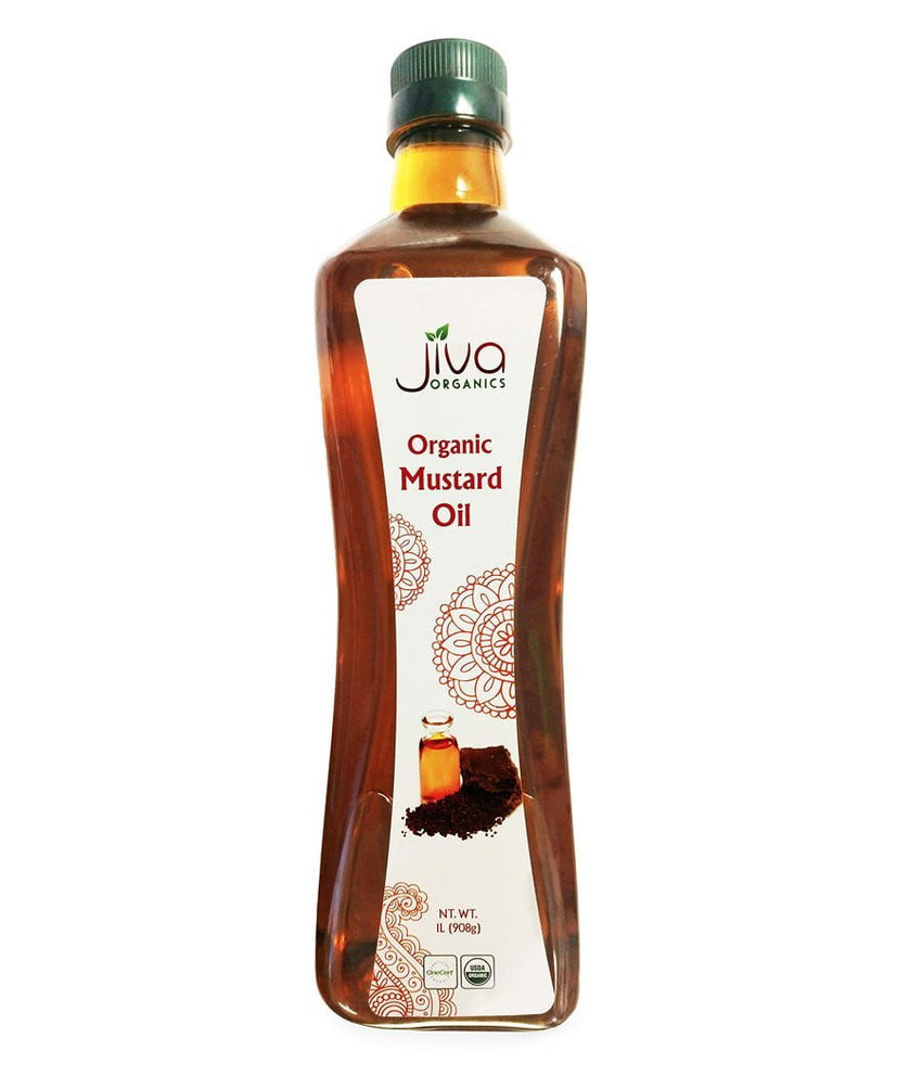 Jiva Organic Mustard Oil - 1 Ltr - Daily Fresh Grocery