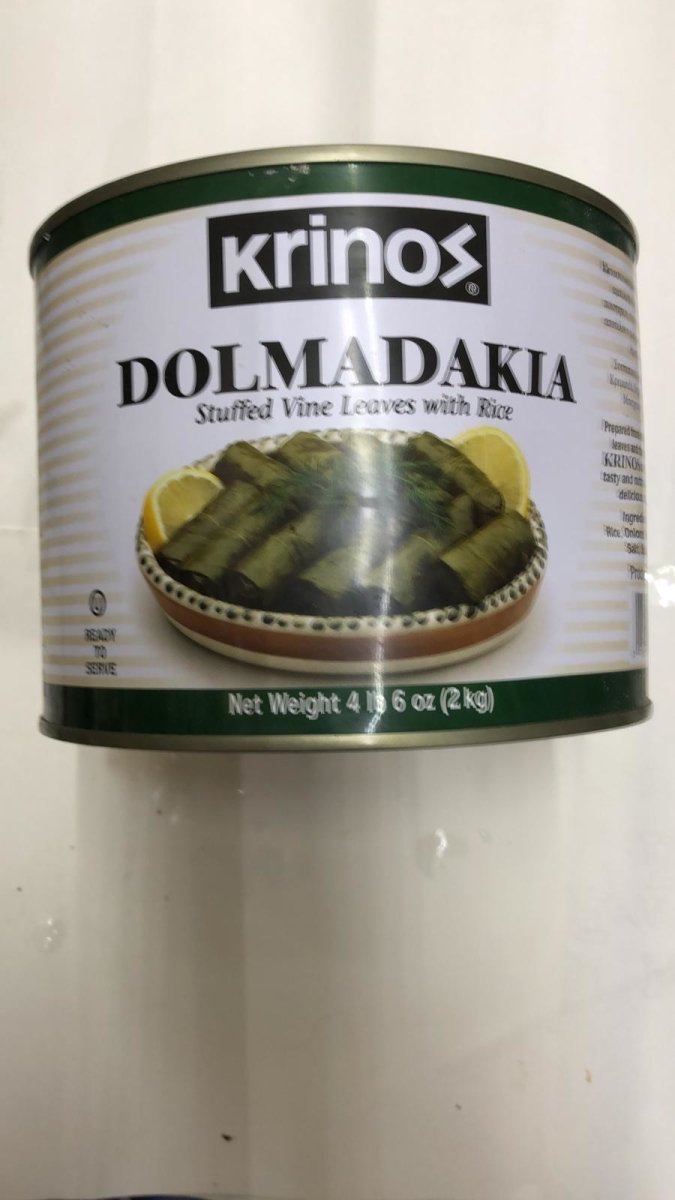 Krinos Dolmadakia Stuffed Vine Leaves With Rice - 2kg - Daily Fresh Grocery