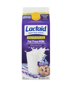 Lactaid Fat Free Milk - 1.89 Ltr - Daily Fresh Grocery