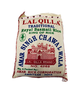 LAL QILLA - Tradional Royal Basmati Rice - 40Lbs - Daily Fresh Grocery