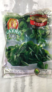 Laxmi Farm Fresh Methi (Fenugreek) - 300 Gm - Daily Fresh Grocery