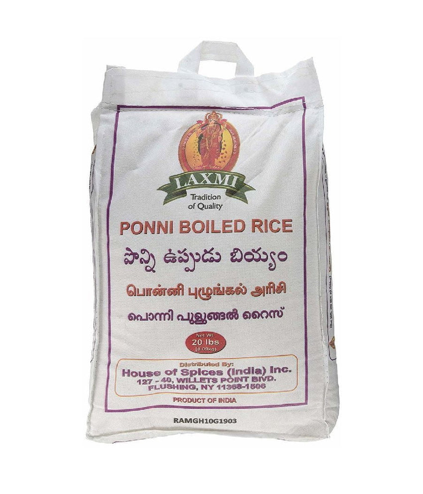 Laxmi Ponni Boiled Rice - 20 lbs - Daily Fresh Grocery