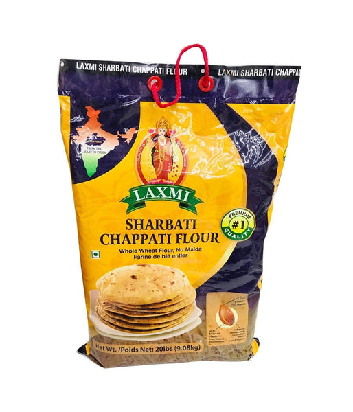 LAXMI- Sharbati Chappati Flour - 20Lbs