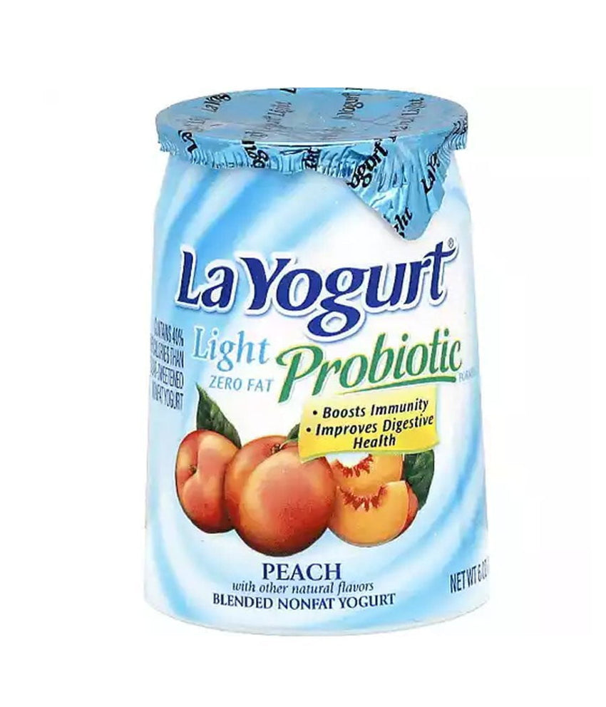 LaYogurt Probiotic Peach with other natural flavors - 6oz - Daily Fresh Grocery