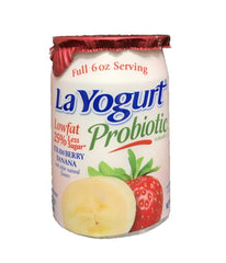 LaYogurt Probiotic Strawberry Banana - 6oz - Daily Fresh Grocery