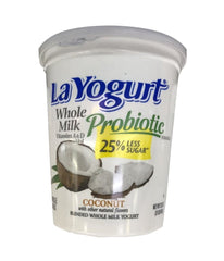 LaYogurt Probiotic Whole Milk Coconut - 907 Gm - Daily Fresh Grocery