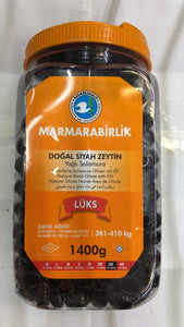 Marmarabirlik Dogal Siyah Zeytin Yagli  Salamura Luks - 1400gm - Daily Fresh Grocery