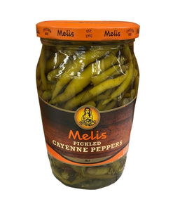 Melis Pickled Cayenne Peppers Hot - 24 oz - Daily Fresh Grocery