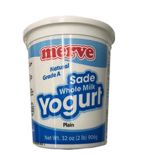 Merve Cream Sade Whole Milk Yogurt Plain- 906 Gm - Daily Fresh Grocery