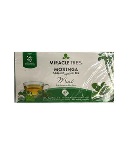 Miracle Tree Moringa Organic Superfood Tea Mint - 37.5 Gm - Daily Fresh Grocery