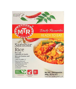 MTR Sambar Rice – Rice with Vegetables & Lentils (Ready-to-Eat) 300 gm - Daily Fresh Grocery