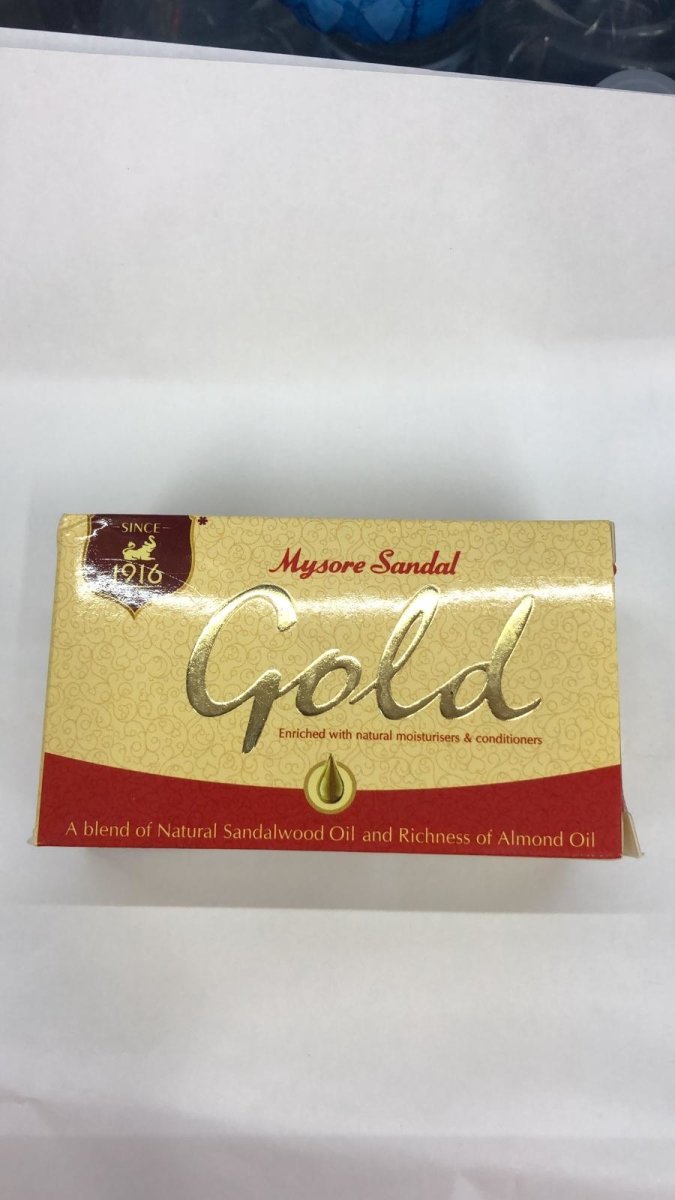 Mysore Sandal Gold Sandalwood Oil Almond Oil Soap - 125gm - Daily Fresh Grocery