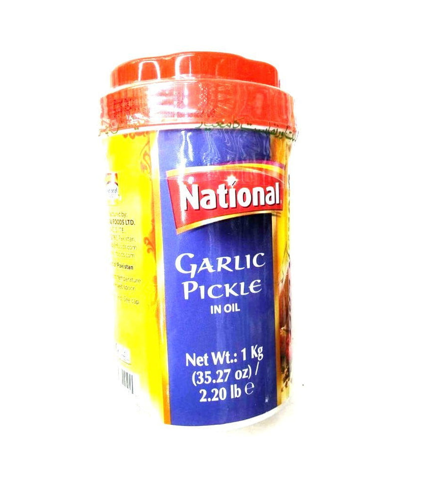 National Garlic Pickle in Oil - 1 Kg - Daily Fresh Grocery