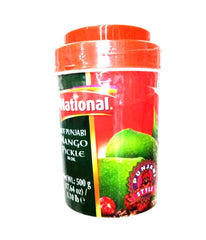 National Hot Panjabi Mango Pickle in Oil - 500 Gm - Daily Fresh Grocery