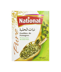 National Pure Feuille de Fenugrec - 100 Gm - Daily Fresh Grocery