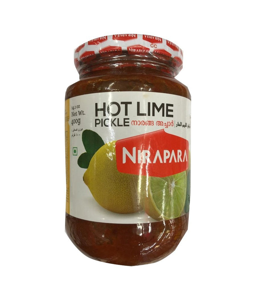 Nirapara Hot Lime Pickle - 400 Gm - Daily Fresh Grocery