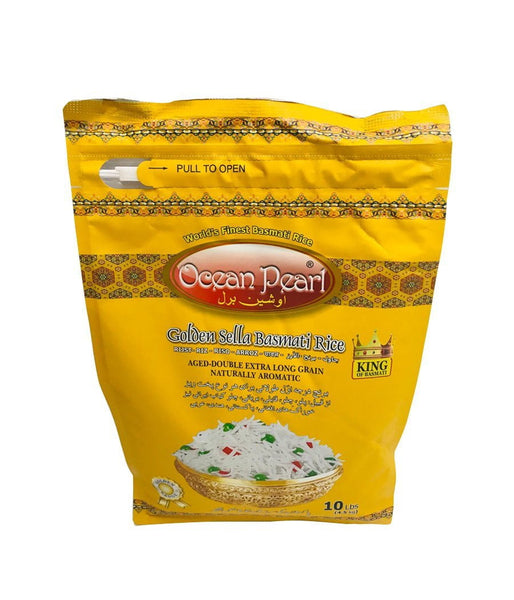 OCEAN PEARL Golden Sella Basmati Rice 10Lbs