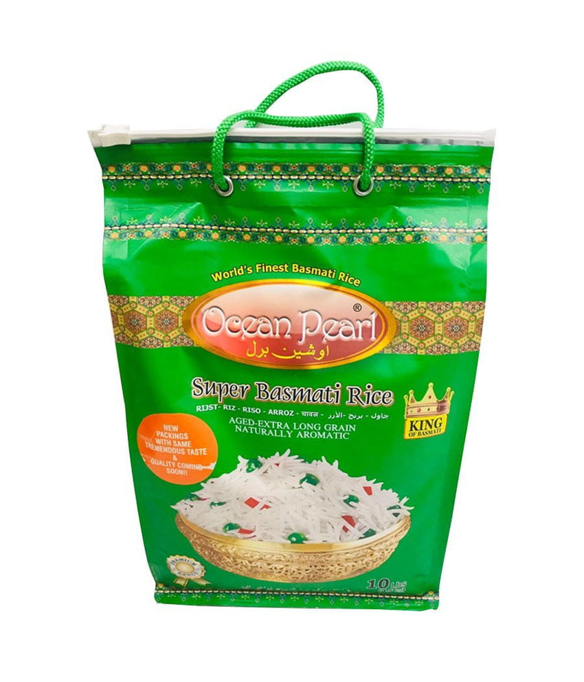 OCEAN PEARL – Super Basmati Rice – 10Lbs - Daily Fresh Grocery