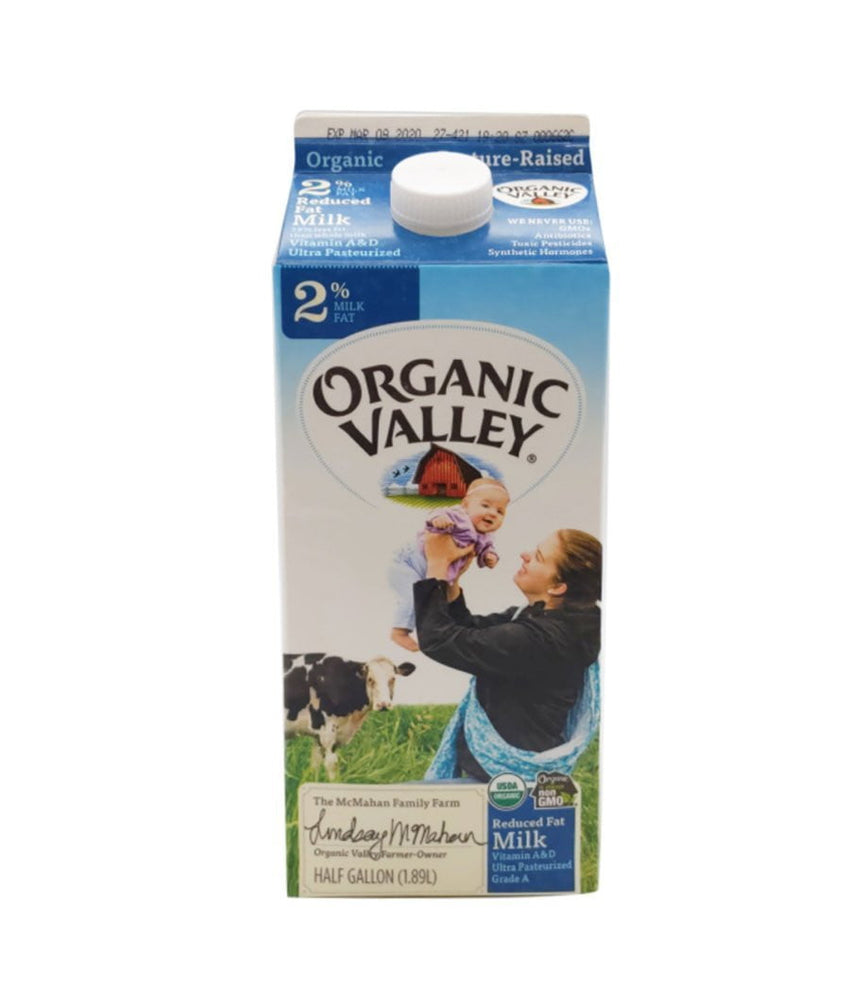 Organic Valley 2 % Reduced Fat Milk (Organic) - 1.89 Ltr - Daily Fresh Grocery