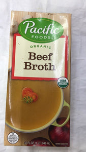 Pacific Foods Organic Beef Broth - 946 ml - Daily Fresh Grocery