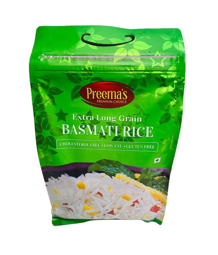 PREEMA’S – Extra Long Grain Basmati Rice – 10Lbs - Daily Fresh Grocery