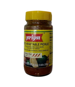 Priya Mixed Vegetable Pickle - 300 Gm - Daily Fresh Grocery