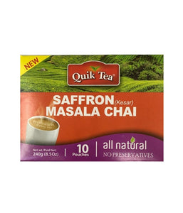 Quik Tea Saffron (Kesar) Masala Chai - 240 Gm - Daily Fresh Grocery