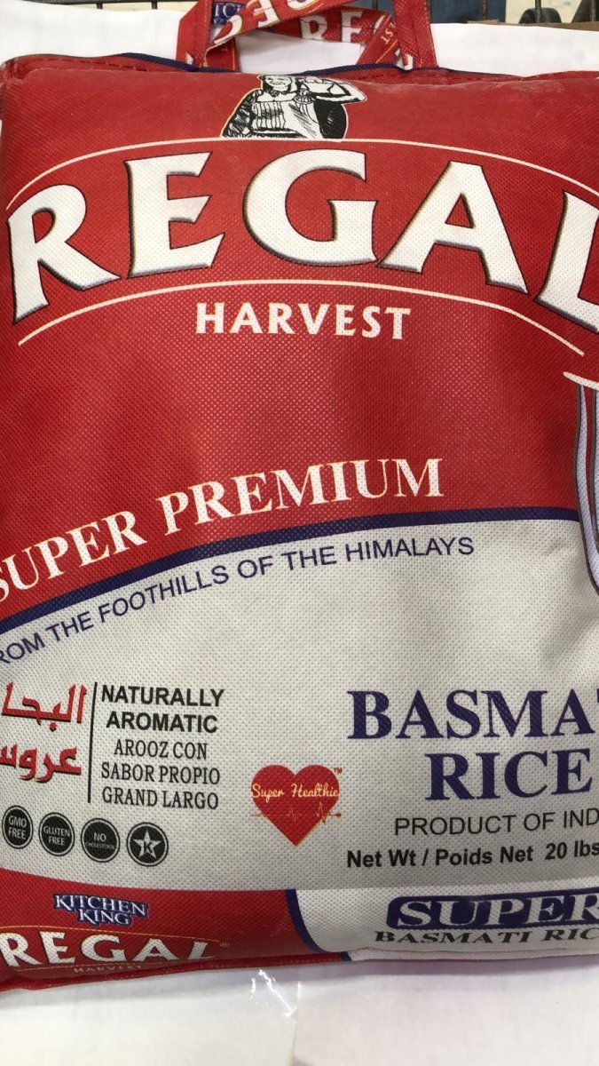 Regal Harvest Basmati Rice - 20 Lbs