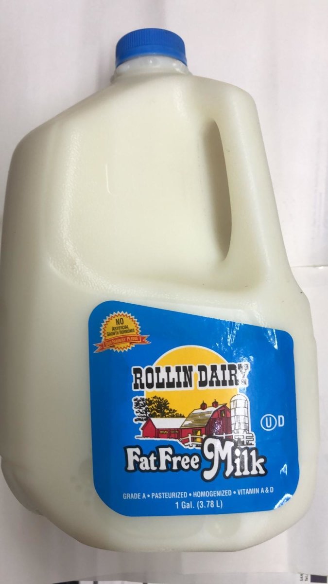 Rollin Dairy Fat Free Milk - 3.78 Ltr - Daily Fresh Grocery
