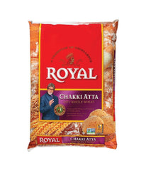 Royal Chakki Atta 100% Whole Wheat - 10 lbs - Daily Fresh Grocery
