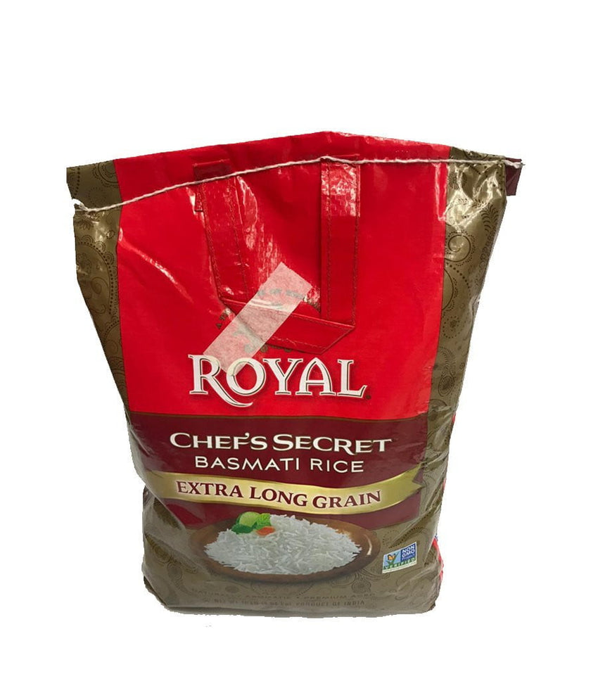 ROYAL CHEF SECRET - Basmati Rice - Extra Long Grain - 10Lbs - Daily Fresh Grocery
